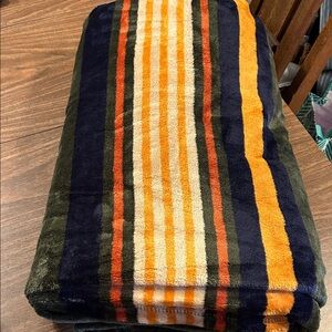 Threshold Multicolor Striped Blanket